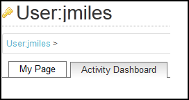 Display dashboard tabs. 