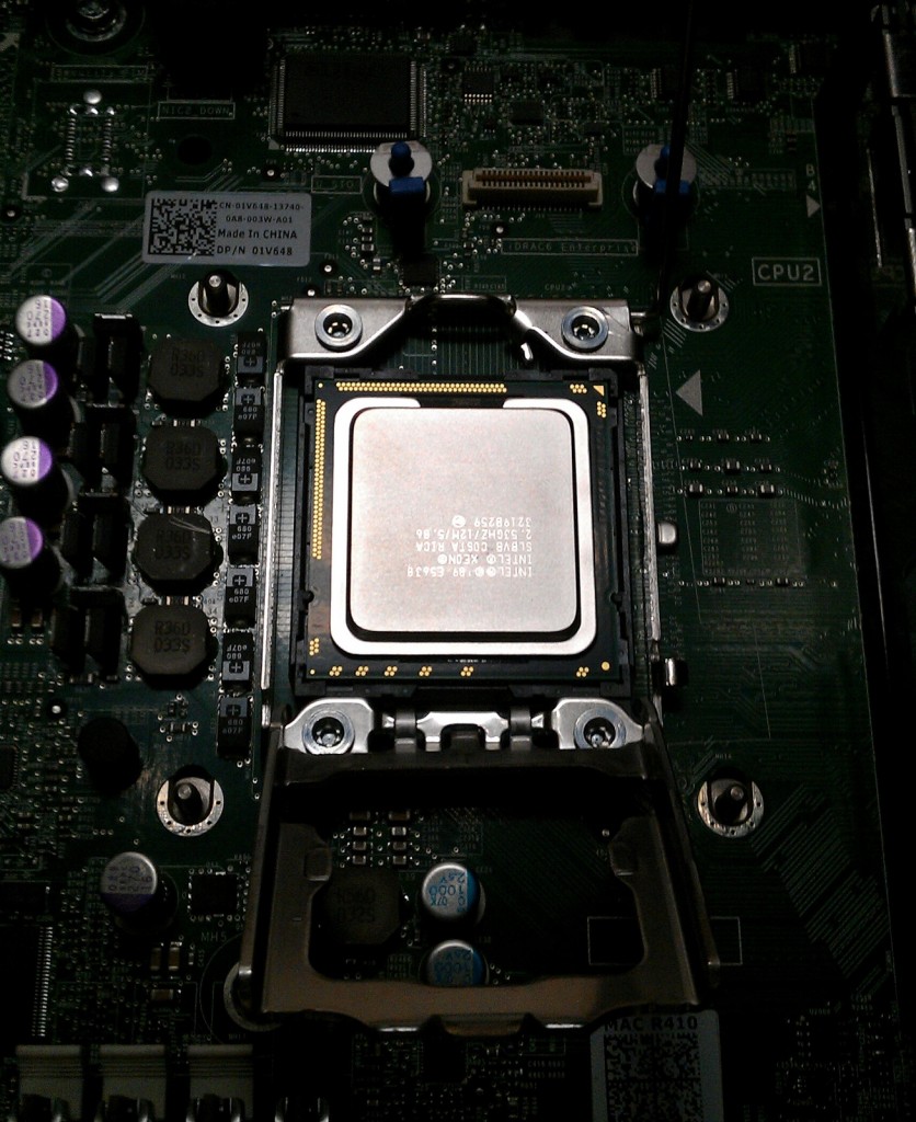 Processor & RAM upgrade on Dell R410 – faultbucket