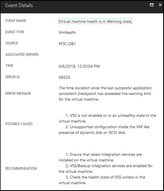 rapid recovery powershell for hyper v export